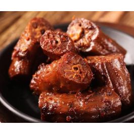 上海人家 卤鸭脖 500g 老上海酱油咸鲜口 冷冻食品 全德包裹邮寄 保温袋加冰袋打包