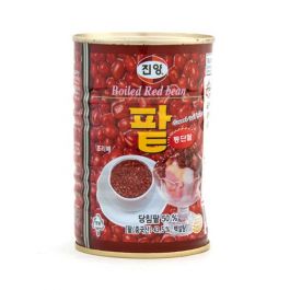 韩国 Jinyang 即食红豆粒酱蜜 糖水红豆罐头 475g