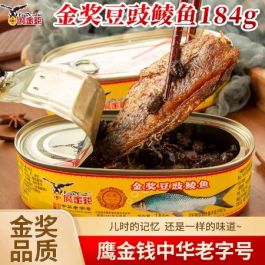 鹰金钱 金奖豆豉鲮鱼 184g