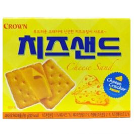 韩国 Crown 奶酪芝士夹心饼干 60g