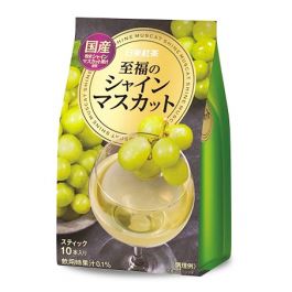 日本NITTO 日东红茶 青提水果茶 10枚入 保质期至2022-09-01