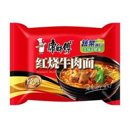 康师傅 经典袋装 红烧牛肉面 100g