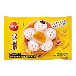 三全 奶黄包 12个 360g 冷冻食品 全德包裹邮寄 保温袋冰袋打包