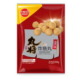 丸将 炸鱼丸 200g 冷冻食品 全德包裹邮寄 保温袋加冰袋打包