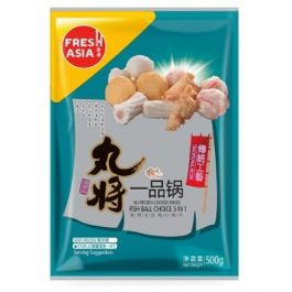 香源 丸将 一品锅 5合1 500g 冷冻食品 全德包裹邮寄 保温袋加冰袋打包