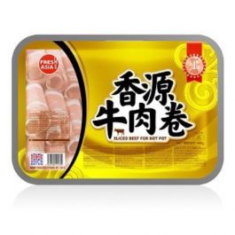 香源 牛肉卷 400g 冷冻食品 全德包裹邮寄 保温袋加冰袋打包