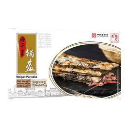 张力生 梅干菜锅盔 5张 500g 冷冻食品 全德包裹邮寄 保温袋加冰袋打包