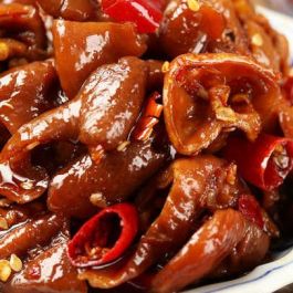 阿雪卤味 麻辣椒盐 肥肠 约220g 冷冻食品 全德包裹邮寄 保温加冰袋打包