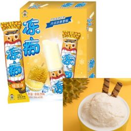 旺旺 冻痴冰激淋 榴莲味 盒装 85ml*8支
