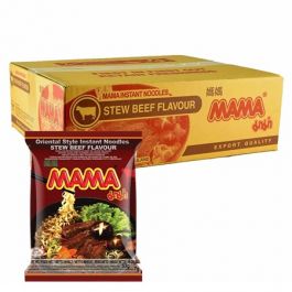 MAMA 红烧牛肉面 30包 整箱 30x60g