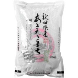 日本 秋田小町 一级圆粒大米 日本米 2kg 东北大米品种