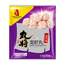 丸将 龙虾丸 200g 冷冻食品 全德包裹邮寄 保温袋加冰袋打包